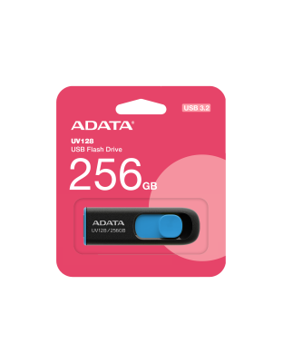ADATA USB 3.2 RETRACTABLE 256GB BLK/BLU