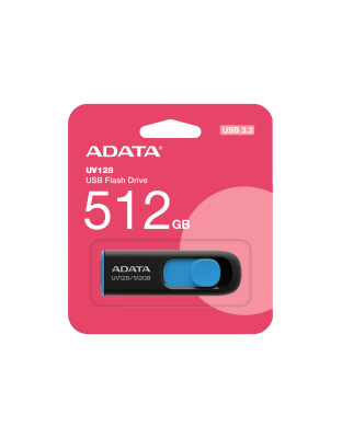 ADATA USB 3.2 RETRACTABLE 512GB BLK/BLU