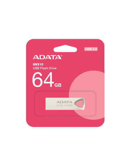 ADATA USB 2.0 METAL 64GB GOLD