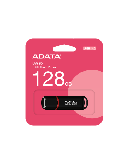 ADATA UV150 USB 3.2 128GB SNAP CAP BLACK