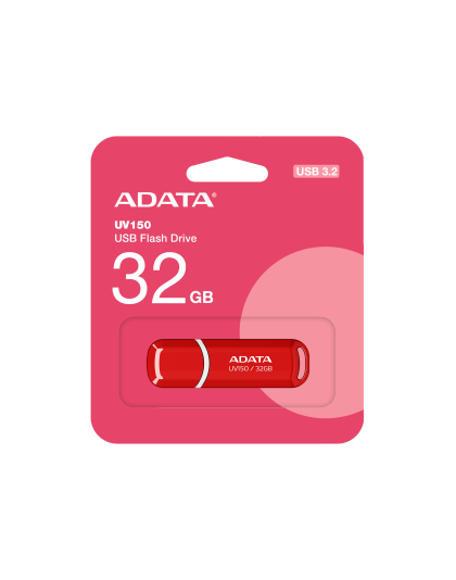 ADATA UV150 USB 3.2 32GB SNAP CAP RED
