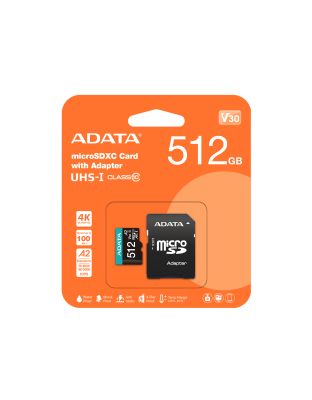 ADTAA PREMIER PRO MICROSDXC 512G UHS-I U3 CL10