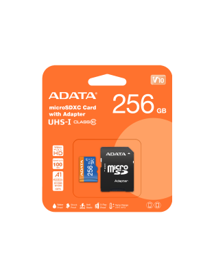 ADATA CLASS 10 MICRO UHS 256GB + ADAPTER