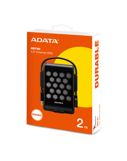 ADATA USB3.1 - 2TB 2.5&quot; 720 RUGGED BLACK