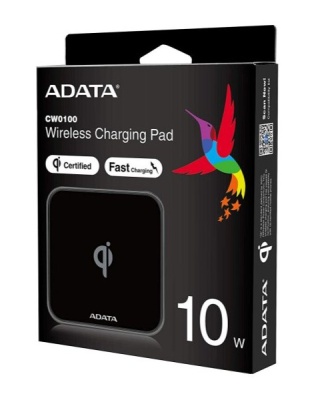 ADATA ACW0100-1C-5V-CBK CW0100 10W WIRELESS PHONE CHARGING MAT (BLACK)