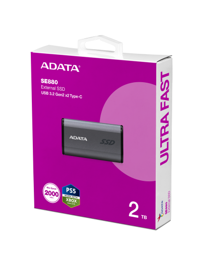 ADATA SE760 EXTERNAL SSD 2TB BLACK