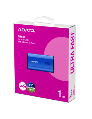 ADATA SE 880 PORTABLE  SSD 1TB BLUE