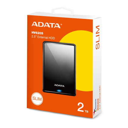 ADATA USB3.1 - 2TB 2.5" 620 EXT BLACK
