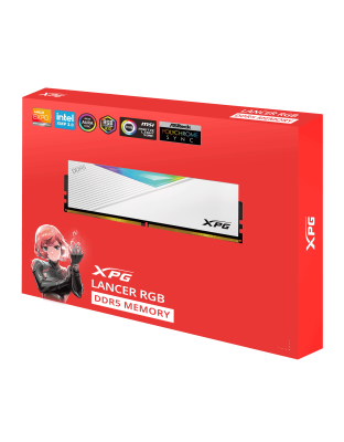 16GB ADATA XPG LANCER RGB DDR5 6000 WHITE