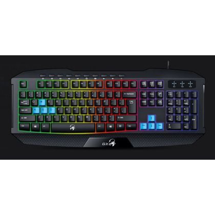 GENIUS KEYBOARD, USB SCORPION K215 BLACK