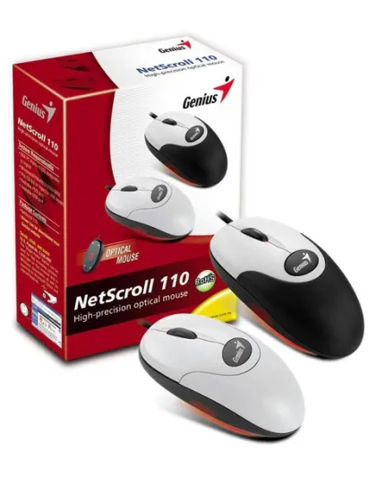 GENIUS DT PS/2 OP NETSCROLL 110 BLK