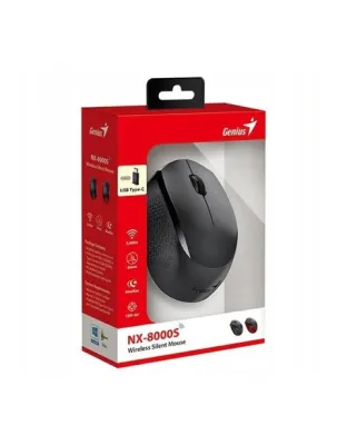 GENIUS MOUSE USB WL NX-8000S BK TYPE-C