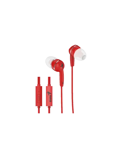GENIUS EARPHONE, HS320 RED