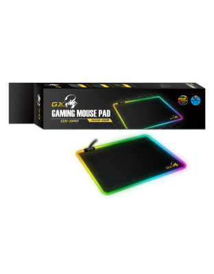 GENIUS MOUSE PAD, GX-PAD 300S RGB BLACK - 320x270x3mm