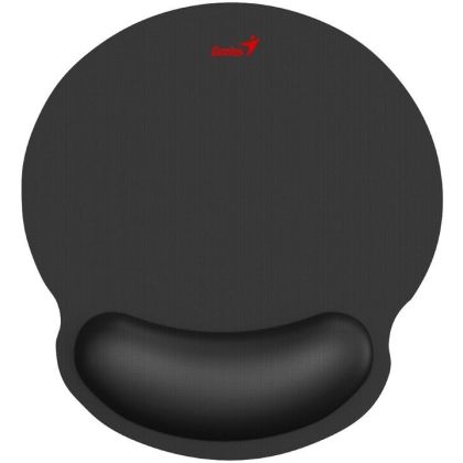 GENIUS PAD MOUSE G-WMP 100 BLACK - ERGONOMIC DESIGN MOUSE PAD WITH WRIST REST - 250x230MM