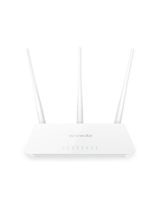 TENDA ROUTER,300MBPS 10/100 WIRELESS  ROUTER 1XWAN PORT AND 3XLAN PORT 4X5dBi EXTERNAL NON-DETACHABLE HIGHGAIN ANTENNAES
