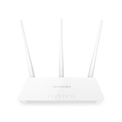 TENDA ROUTER,300MBPS 10/100 WIRELESS  ROUTER 1XWAN PORT AND 3XLAN PORT 4X5dBi EXTERNAL NON-DETACHABLE HIGHGAIN ANTENNAES