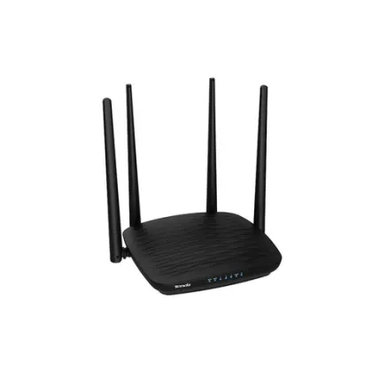 TENDA DUAL BAND ROUTER,AC1200 100/100 WIRELESS ROUTER 1XWAN PORT AND 3XLAN PORT 4x6dBi EXTERNAL  ANTENNAES