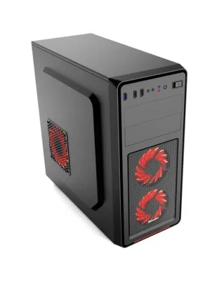 HUNTKEY BU560 BLACK GAMING-CASE + 400W PSU