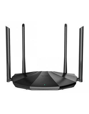 Tenda TX2 Dual Band Gigabit WiFi Router 1501 Mbps Mesh Router, 2.4GHz: 300Mbps, 5GHz: 1201 Mbps, 4 external 6dBi high-gain antennas, 1x Gigabit Ethernet RJ-45 WAN Port, 3x Gigabit Ethernet RJ-45 LAN Ports