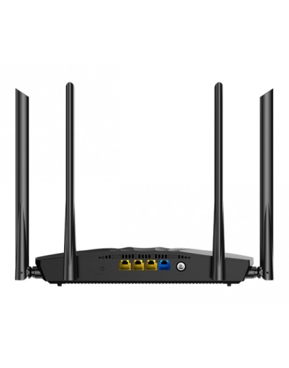 Tenda TX2 Dual Band Gigabit WiFi Router 1501 Mbps Mesh Router, 2.4GHz: 300Mbps, 5GHz: 1201 Mbps, 4 external 6dBi high-gain antennas, 1x Gigabit Ethernet RJ-45 WAN Port, 3x Gigabit Ethernet RJ-45 LAN Ports