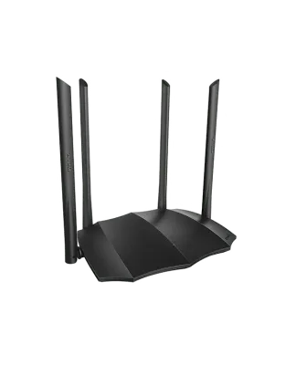TENDA DUAL BAND ROUTER, AC1200 GIGABIT WIRELESS ROUTER 1XWAN PORT AND 3XLAN PORT 4x6dBi EXTERNAL HIGHGAIN ANTENNAES INCLUDES BEAMFORMING+ AND MU-MIMO TECHNOLOGY