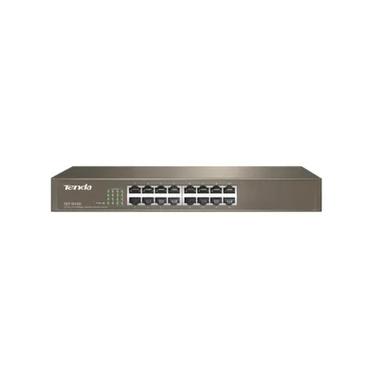 TENDA SWITCH 16 PORT 10/100 DT/RK METAL
