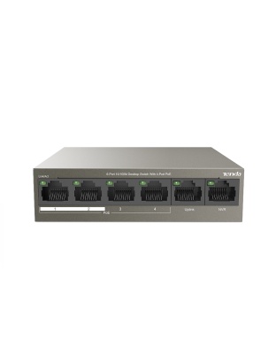 TENDA DESKTOP  SWITCH 10/100 4-PORT POE 58W 1 PORT 10/100 FAST-ETHERNET UPLINK
