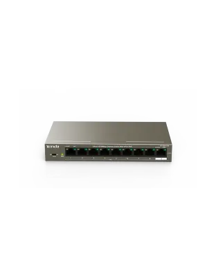TENDA DESKTOP  SWITCH 10/100 8-PORT POE 57W 1 PORT 10/100 FAST-ETHERNET UPLINK