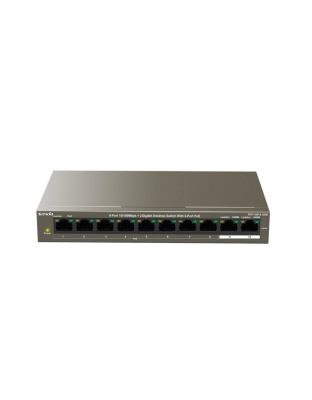 TENDA DESKTOP  SWITCH 10/100 8-PORT POE 99W + 2 PORT GIGABIT ETHERNET