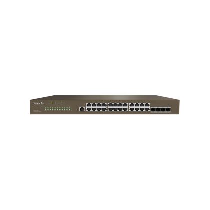 TENDA LAYER 3 RACKMOUNT/DESKTOP  SWITCH 24 PORT GIGABIT 4XSFP