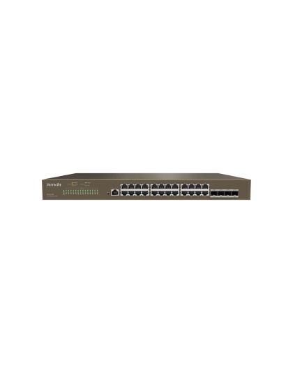 TENDA LAYER 3 RACKMOUNT/DESKTOP  SWITCH 24 PORT GIGABIT 4XSFP