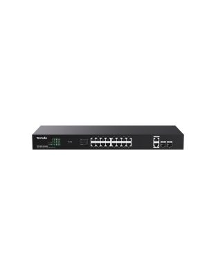 TENDA SWITCH, ETHERNET16-PORT POE 250W