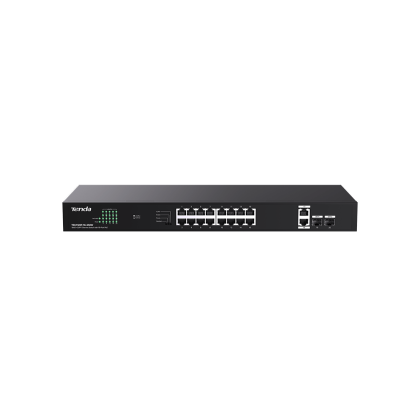 TENDA SWITCH, ETHERNET16-PORT POE 250W