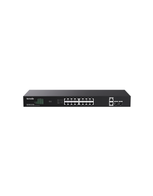 TENDA SWITCH, ETHERNET16-PORT POE 150W
