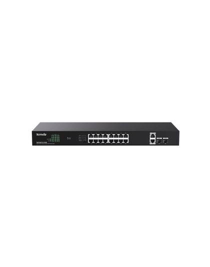 TENDA SWITCH, ETHERNET16-PORT POE 150W