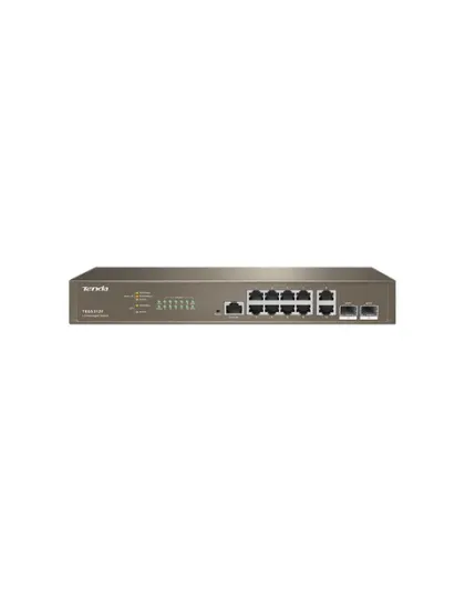 TENDA LAYER 3 MANAGED SWITCH, 10 PORT GIGABIT INCLUDING 2 1000Mbps BASE-X SFP PORTS