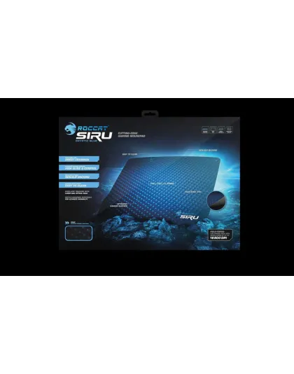 ROCCAT PAD, SIRU CRYPTIC BLUE 340x250x0.45MM