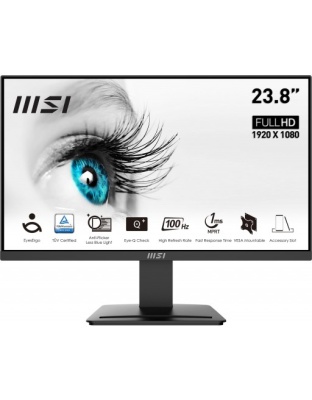 MSI 24&quot; Pro 100HZ 1ms Vesa Wall Mountable VA  Monitor