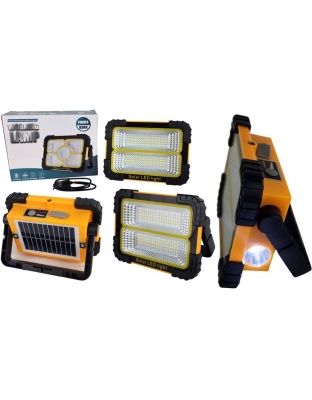 Solarix Floodlamp 30w Solar Portable Rechargeable LED High Orange