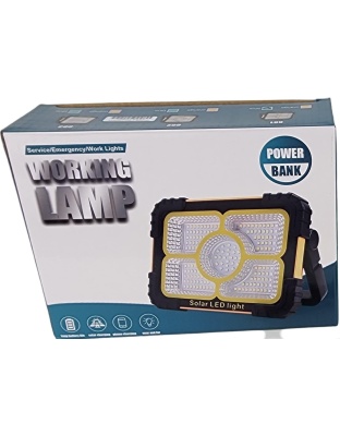 Solarix LED Solar Floodlamp With Power Bank Blue Large