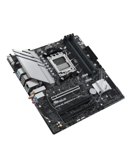 ASUS PRIME B650M-A WIFI II, AMD, Socket AM5, AMD Ryzen™ 7, DDR5-SDRAM, 128 GB, DIMM