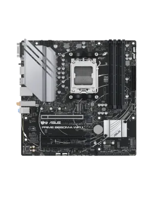 ASUS PRIME B650M-A WIFI II, AMD, Socket AM5, AMD Ryzen™ 7, DDR5-SDRAM, 128 GB, DIMM