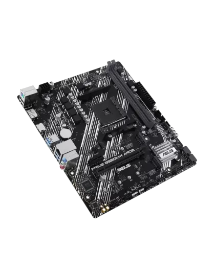 ASUS PRIME B550M-K ARGB, AMD, Socket AM4, DDR4-SDRAM, 64 GB, DIMM, Dual-channel