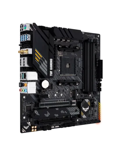 ASUS TUF GAMING B550M-PLUS WIFI II, AMD, Socket AM4, AMD Ryzen™ 3, AMD Ryzen™ 5, AMD Ryzen™ 7, 3rd Generation AMD Ryzen™ 9, AMD Ryzen 9 5th Gen, Socket AM4, DDR4-SDRAM, 128 GB