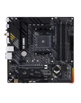 ASUS TUF GAMING B550M-PLUS WIFI II, AMD, Socket AM4, AMD Ryzen™ 3, AMD Ryzen™ 5, AMD Ryzen™ 7, 3rd Generation AMD Ryzen™ 9, AMD Ryzen 9 5th Gen, Socket AM4, DDR4-SDRAM, 128 GB