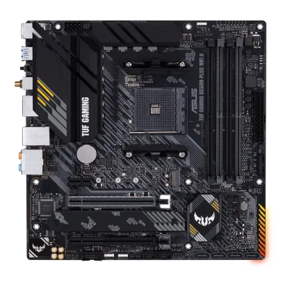 ASUS TUF GAMING B550M-PLUS WIFI II, AMD, Socket AM4, AMD Ryzen™ 3, AMD Ryzen™ 5, AMD Ryzen™ 7, 3rd Generation AMD Ryzen™ 9, AMD Ryzen 9 5th Gen, Socket AM4, DDR4-SDRAM, 128 GB
