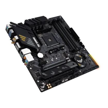 ASUS TUF GAMING B550M-PLUS WIFI II, AMD, Socket AM4, AMD Ryzen™ 3, AMD Ryzen™ 5, AMD Ryzen™ 7, 3rd Generation AMD Ryzen™ 9, AMD Ryzen 9 5th Gen, Socket AM4, DDR4-SDRAM, 128 GB