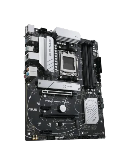 ASUS PRIME B650-PLUS, AMD, Socket AM5, AMD Ryzen™ 3, AMD Ryzen™ 7, AMD Ryzen 9 7th Gen, Socket AM5, DDR5-SDRAM, 128 GB