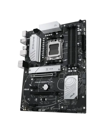 ASUS PRIME B650-PLUS, AMD, Socket AM5, AMD Ryzen™ 3, AMD Ryzen™ 7, AMD Ryzen 9 7th Gen, Socket AM5, DDR5-SDRAM, 128 GB